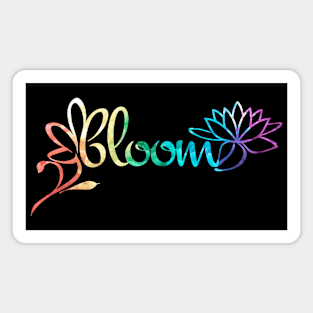 Bloom Logo Rainbow Magnet